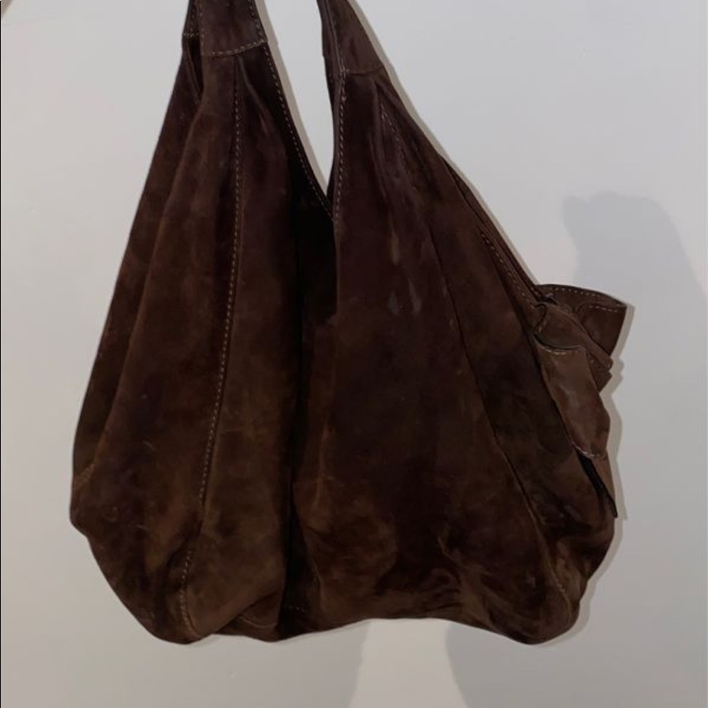 Valentino brown vintage baggy tote